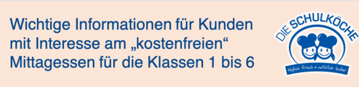 DIE SCHULKÖCHE kostenfreie Schulverpflegung Berlin Informationen zur kostenfreien Schulverpflegung in Berlin