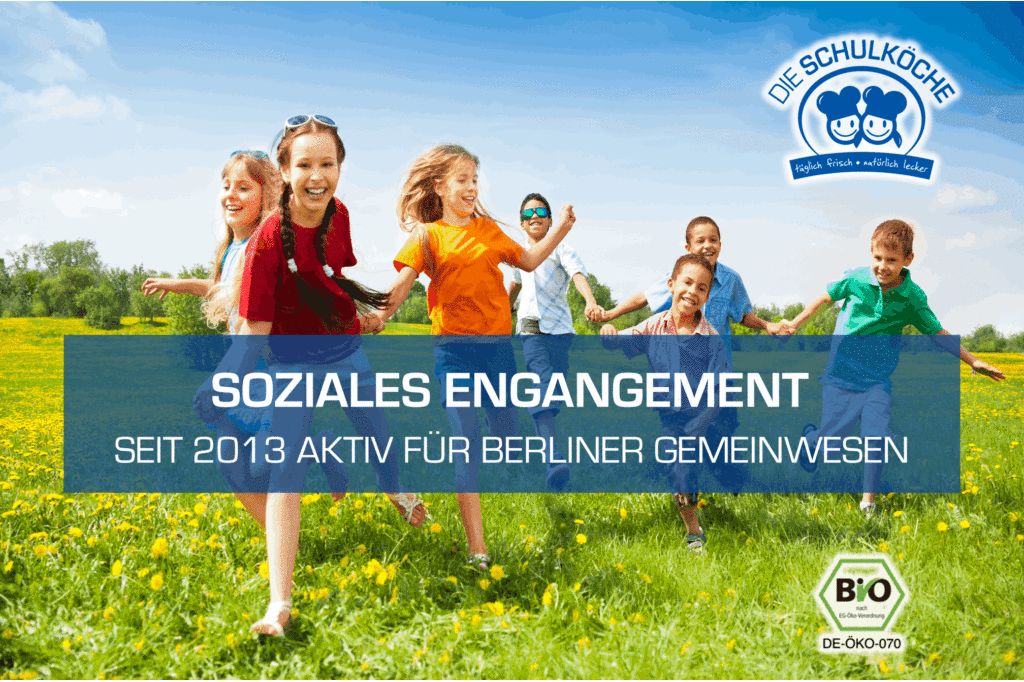 Soziales Engagement und soziale Partner der DSK Die Schulköche GmbH